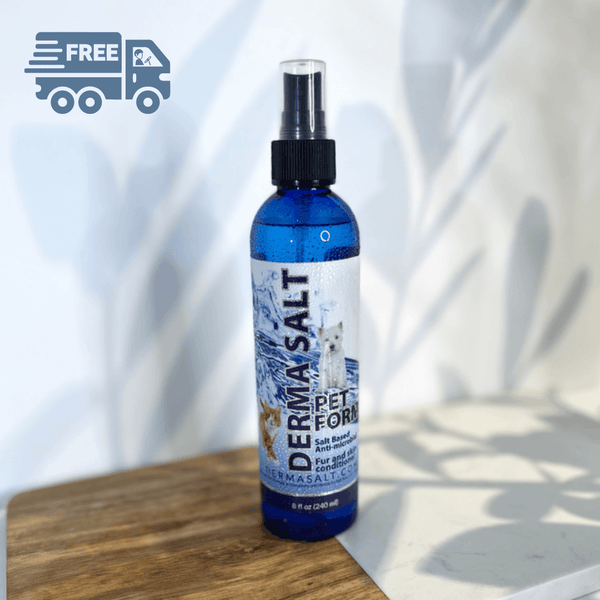 salt spray Derma Salt PET FORMULA - One "Pet Formula" 8oz Bottle - 1,200 Sprays